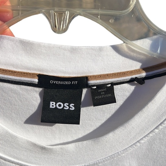 Boss Oversized-fit interlock-cotton T-shirt with Appliqué Palm Tree artwork Men - Picture 4 of 12